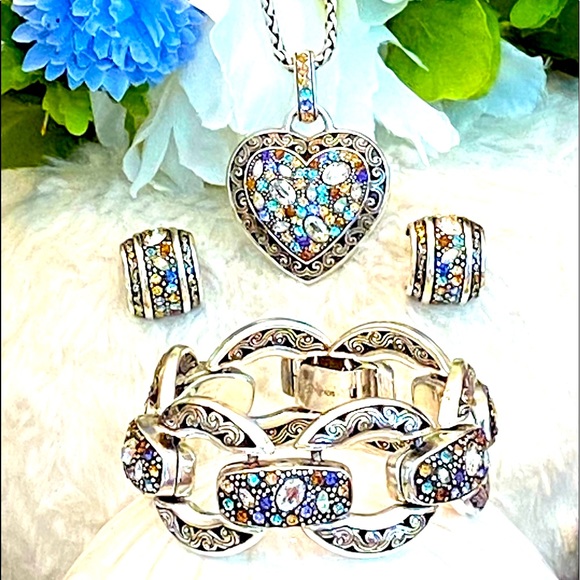 Brighton Jewelry - ⭐️SOLD⭐️Brighton CRYSTAL VOYAGE crystal Necklace Bracelet Earrings